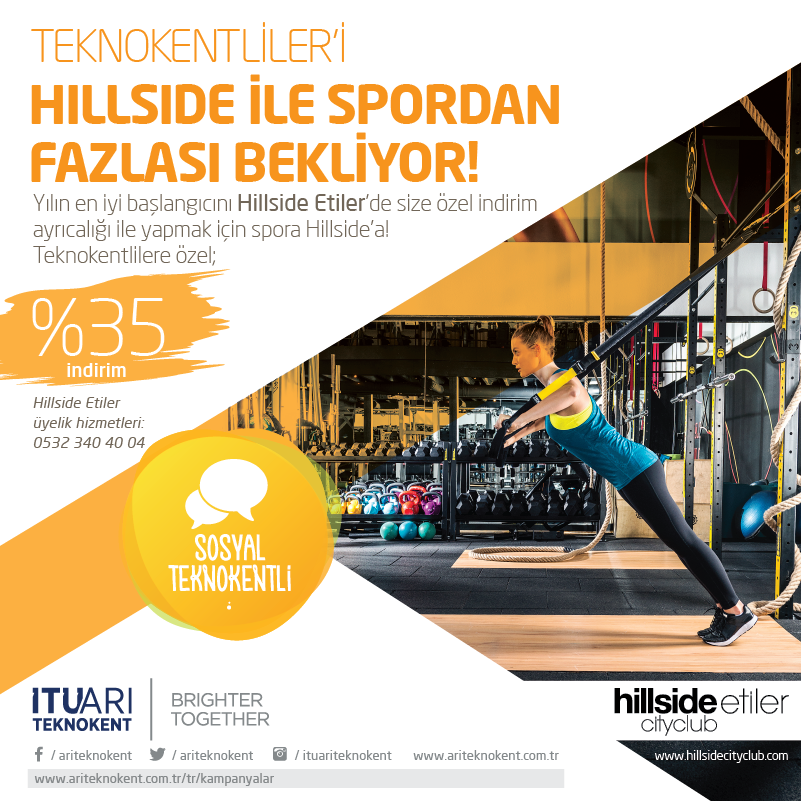 Teknokentliler'i Hillside ile Spordan Fazlası Bekliyor