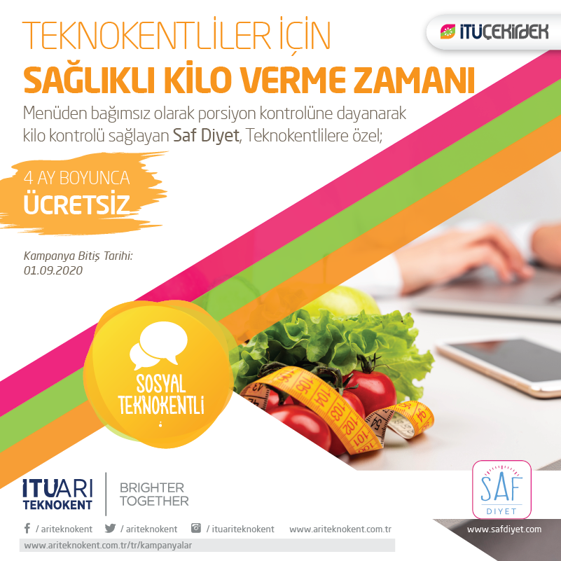 Teknokentliler için Sağlıklı Kilo Verme Zamanı
