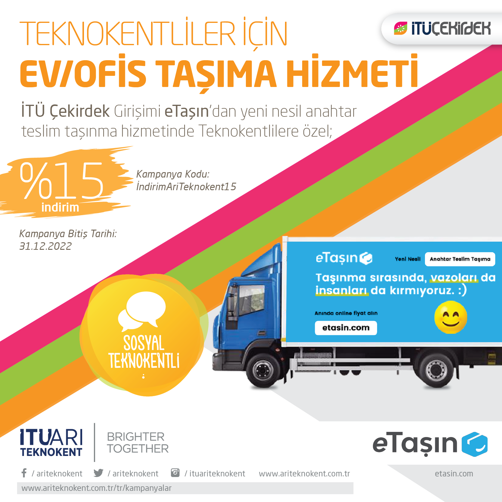 Teknokentliler için Ev/Ofis Taşıma Hizmeti
