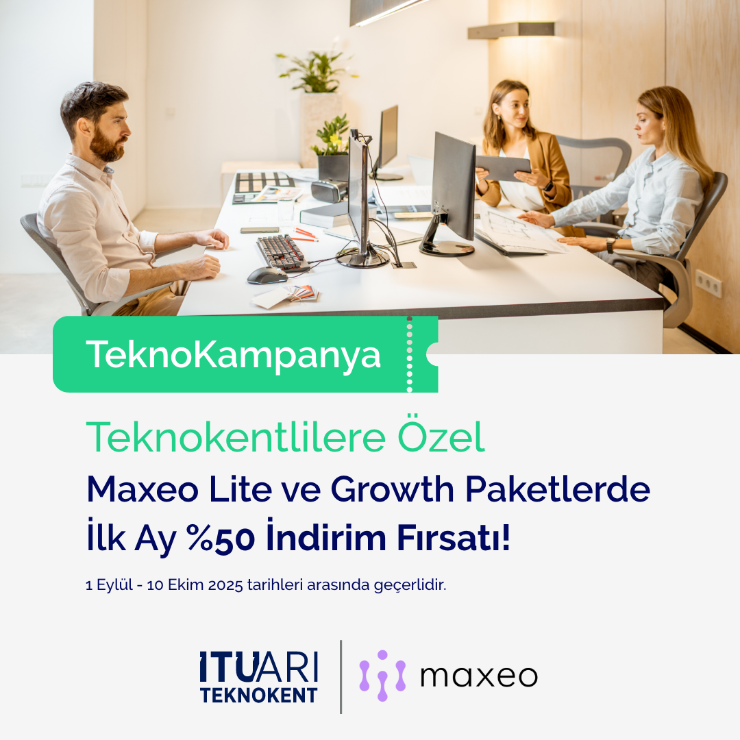 Teknokent Firmalarına Özel  Maxeo Paketlerinde %50 İndirim!