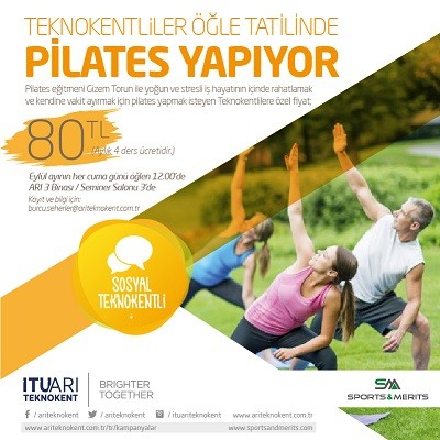 Teknokentliler Öğle Tatilinde Pilates Yapıyor