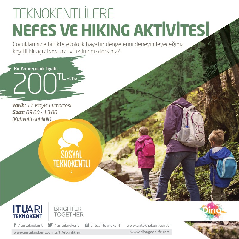 Teknokentlilere Nefes ve Hiking Aktivitesi