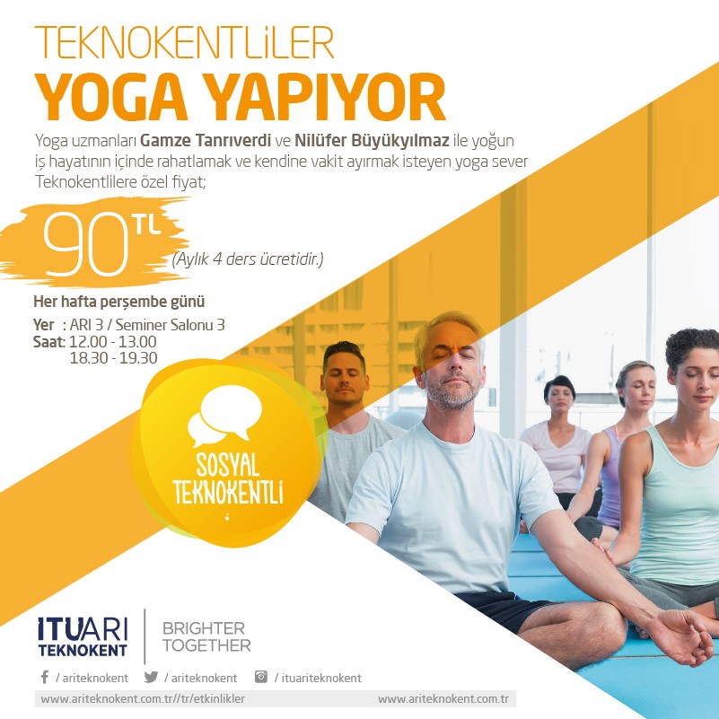 TEKNOKENTLİLER YOGA YAPIYOR