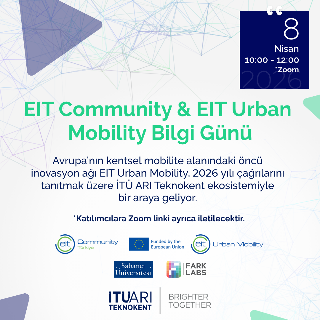 EIT Community & EIT Urban Mobility Bilgi G&uuml;n&uuml; online etkinliğe davetlisiniz