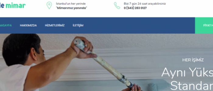 EVDE MİMAR: EVİNİZİN VEYA OFİSİNİZİN BOYA İŞLERİNİ YAPTIRABİLECEĞİNİZ PLATFORM