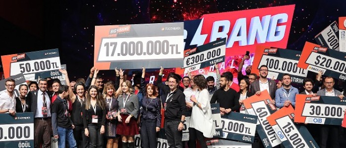 GİRİŞİMCİLERE 17 MİLYON TL DAĞITAN BIG BANG REKORA KOŞTU
